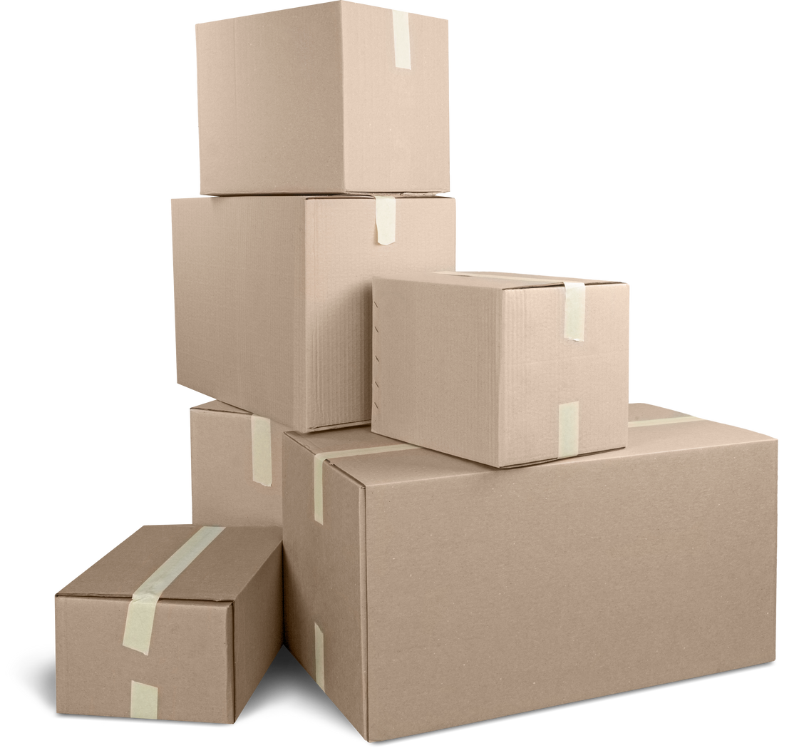 Sealed Cardboard Boxes 
